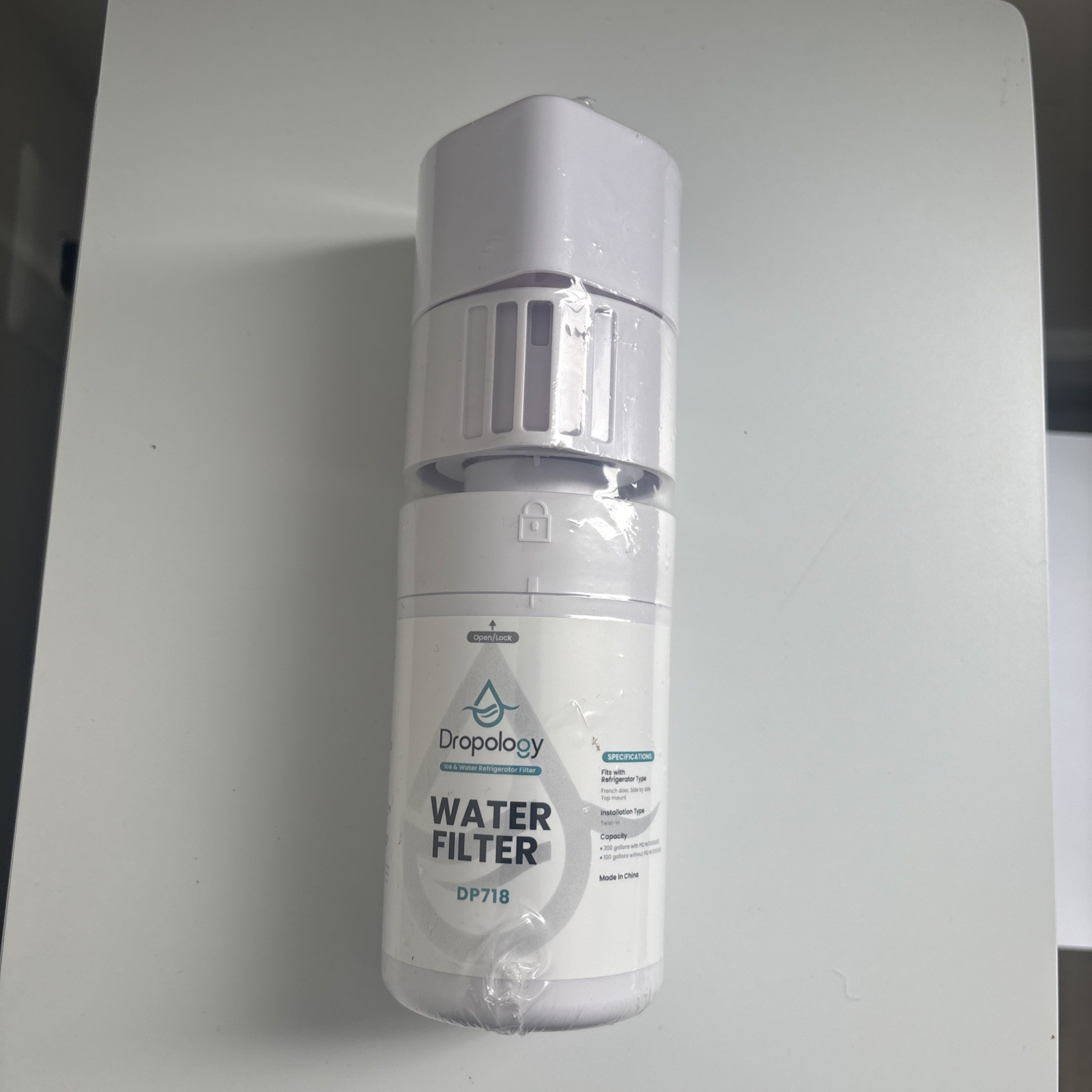 Dropology EDRARXD1 Fridge Water Filter Replacement EDRA Compatible Cartridge NEW