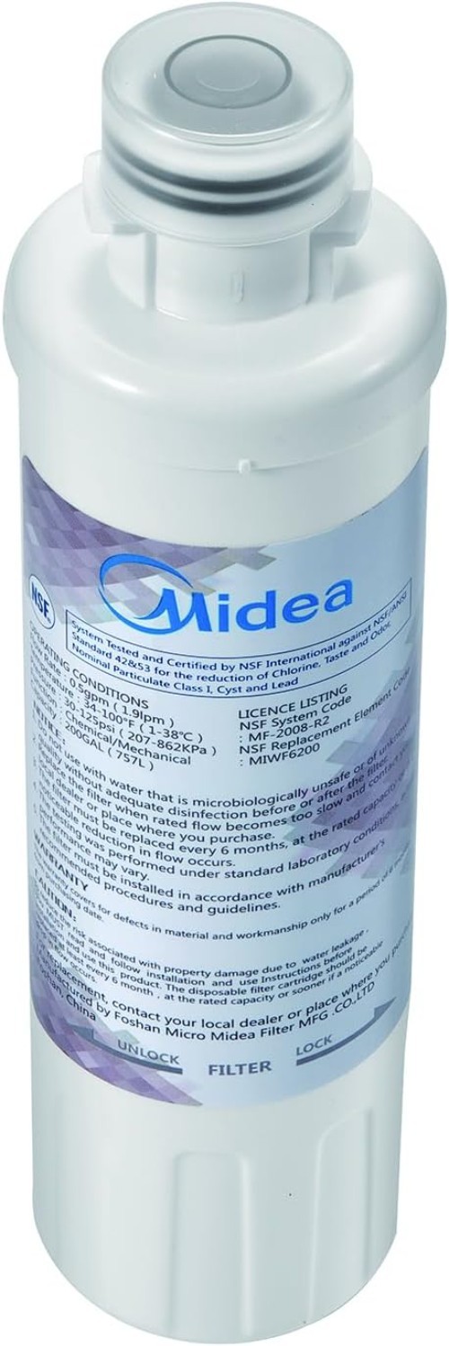 MIWF6200 Twist-in Refrigerator Water Filter – 200 Gallon Capacity, NSF Certified