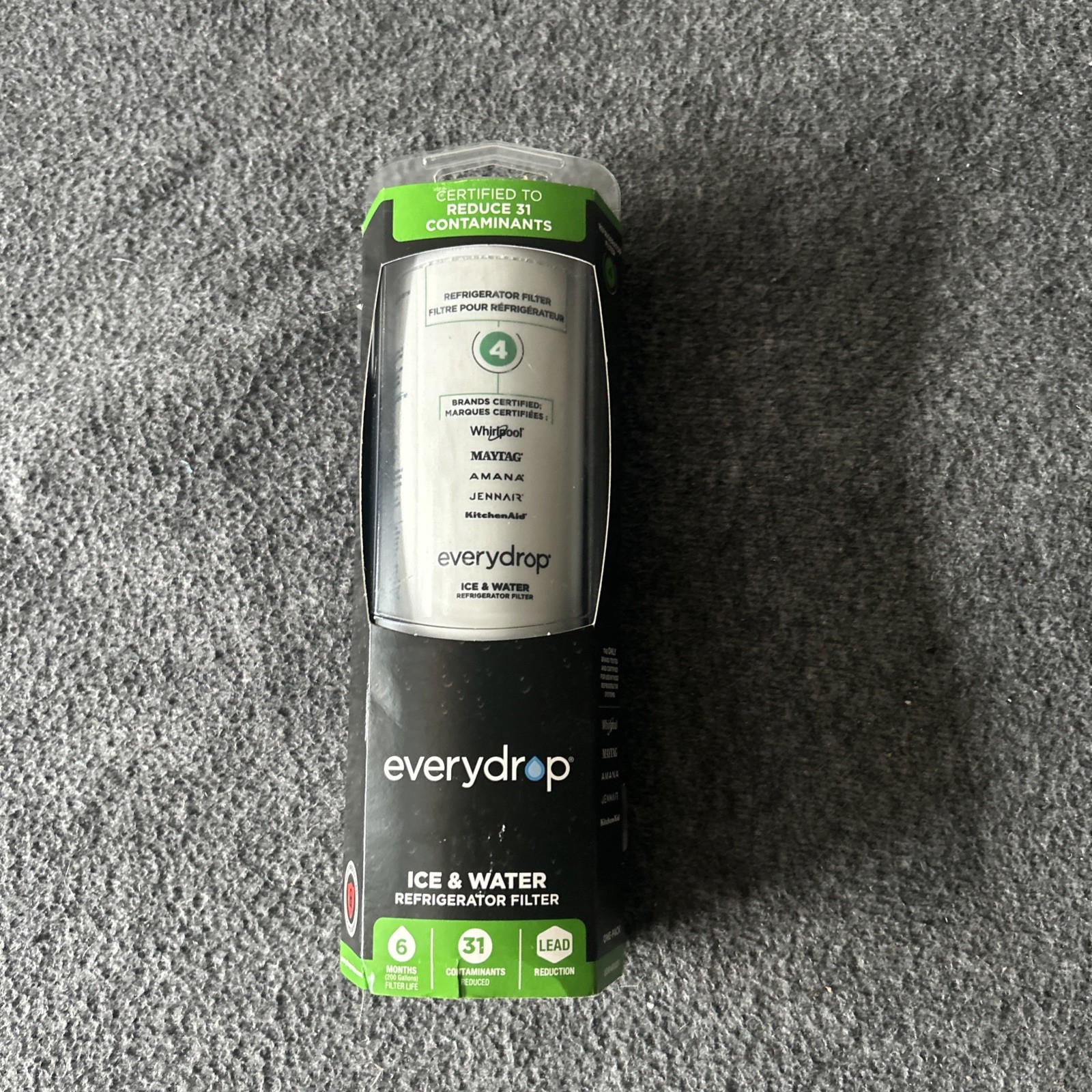 EveryDrop Water Filter 4 – EDR4RXD1 Ice and Water Refrigerator New Free Ship
