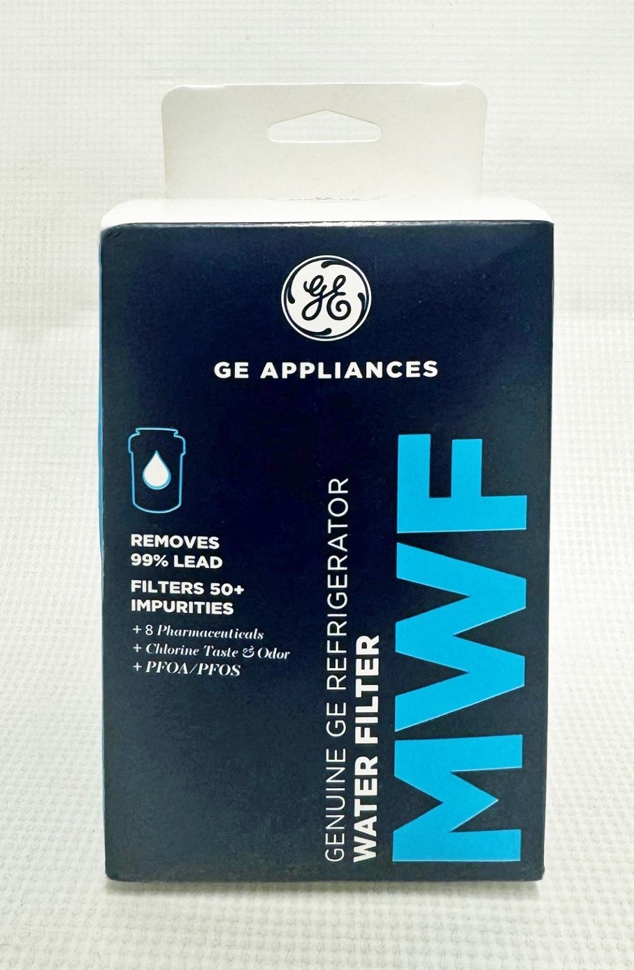 GE Appliances MWF Refrigerator Water Filter, Genuine Replacement Filter