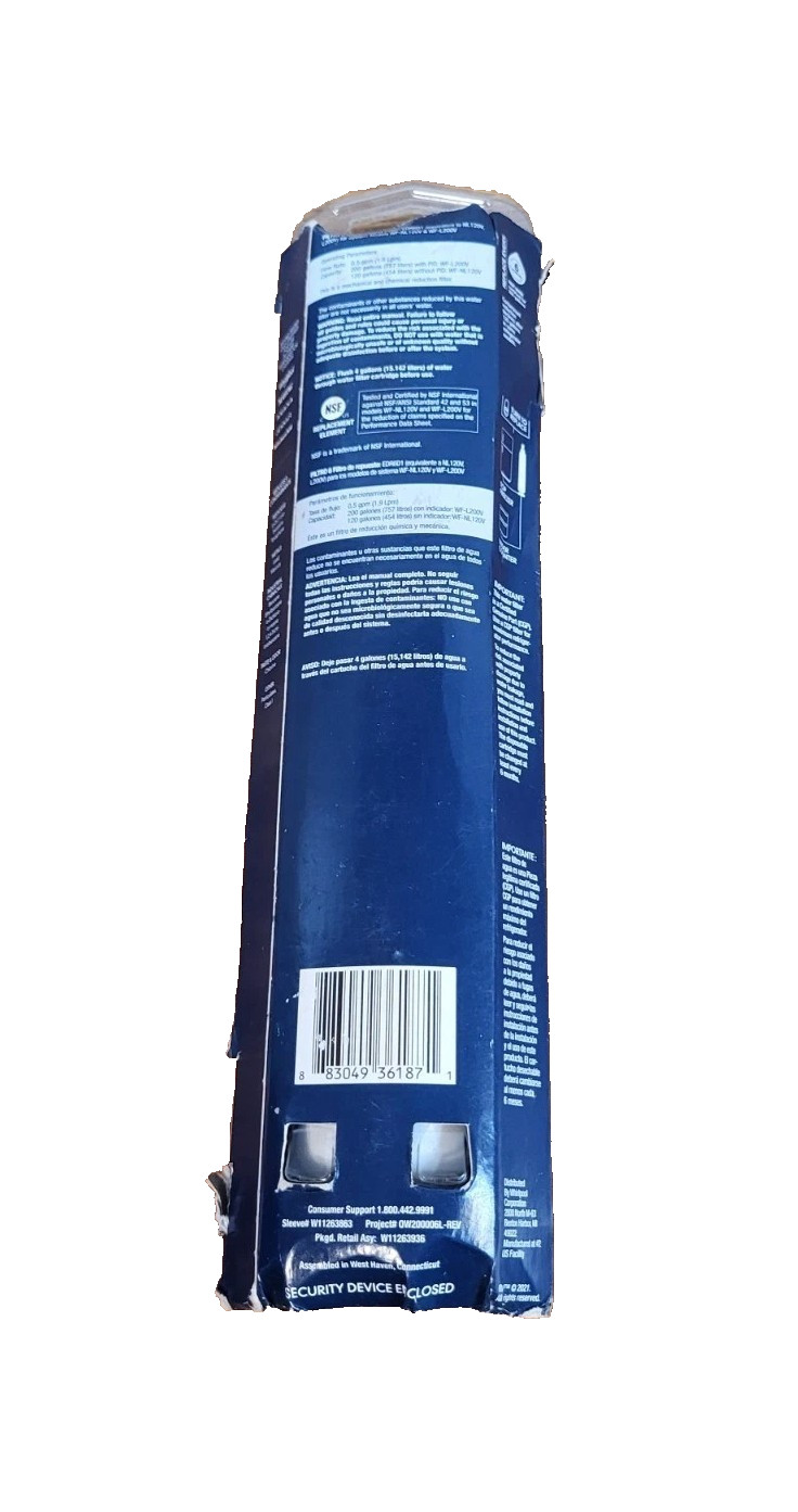 Whirlpool Everydrop Ice and Water Refrigerator Filter – White (EDR6D1)