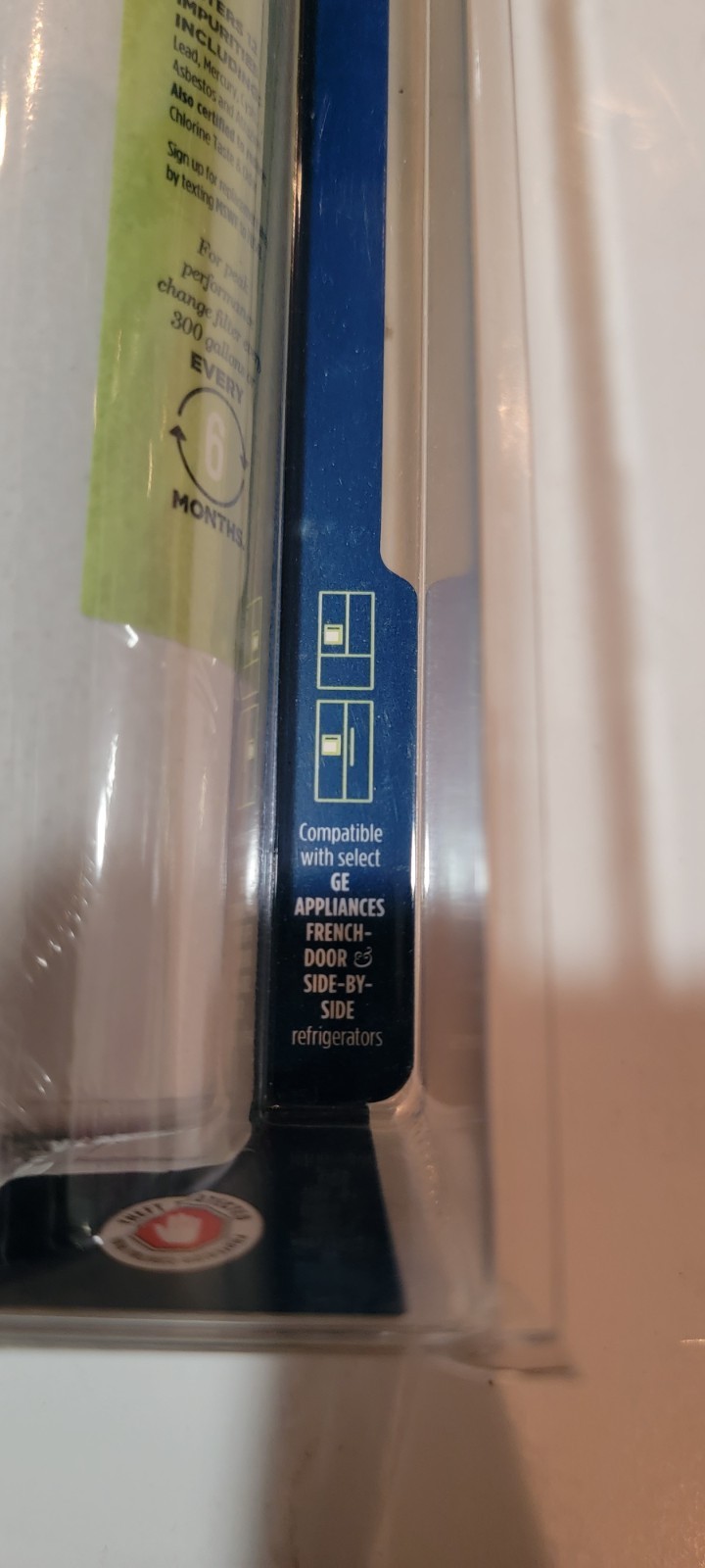 1 GE MSWF Refrigerator Water Filter New French Door Side By Side