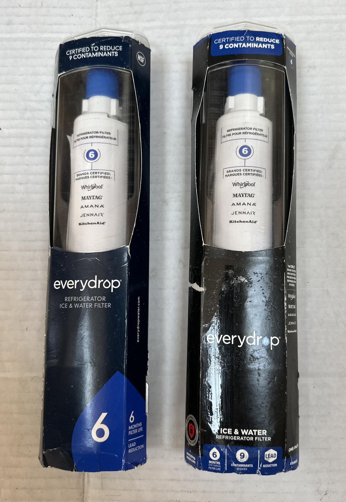2 Whirlpool EVERYDROP 6 Ice and Water Refrigerator Filter 6💦 Free Shipping