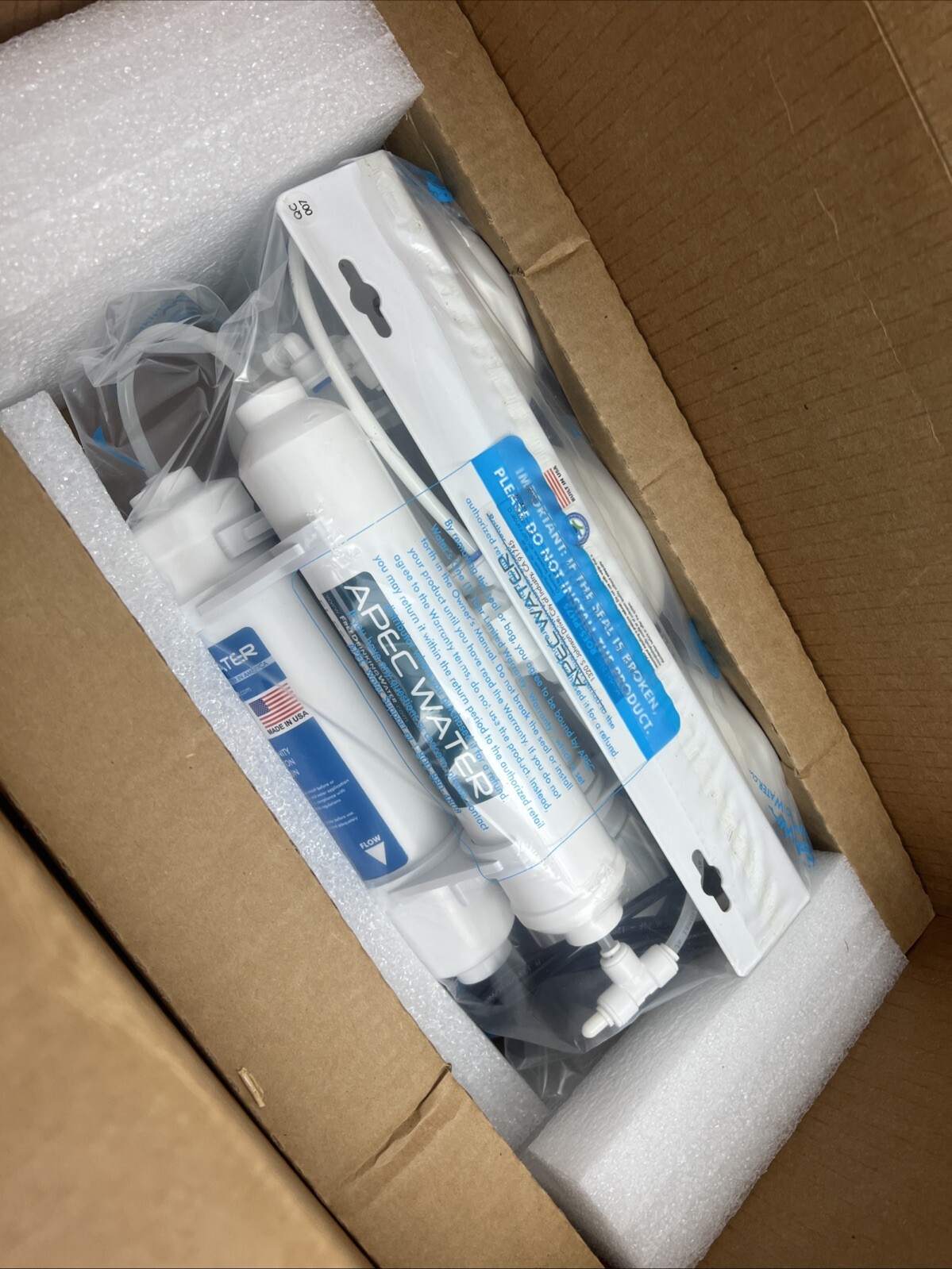APEC Water Systems REVERSE OSMOSIS System 75 GPD pH+ ICE MAKER KIT INCLUDED