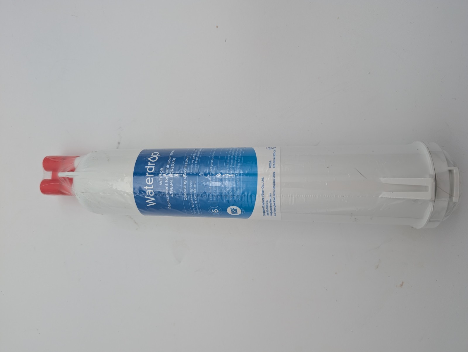 Waterdrop WD-F08 eplacement Refrigerator Water Filter For WP Sealed Unopened
