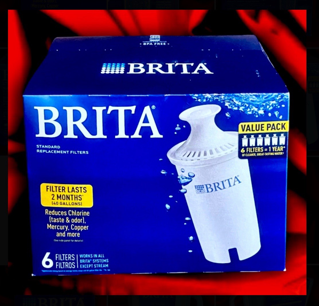BRITA water Filter 6 Cup Pitcher W 1 Filter and 6 Extra Filters BUNDLE DEAL
