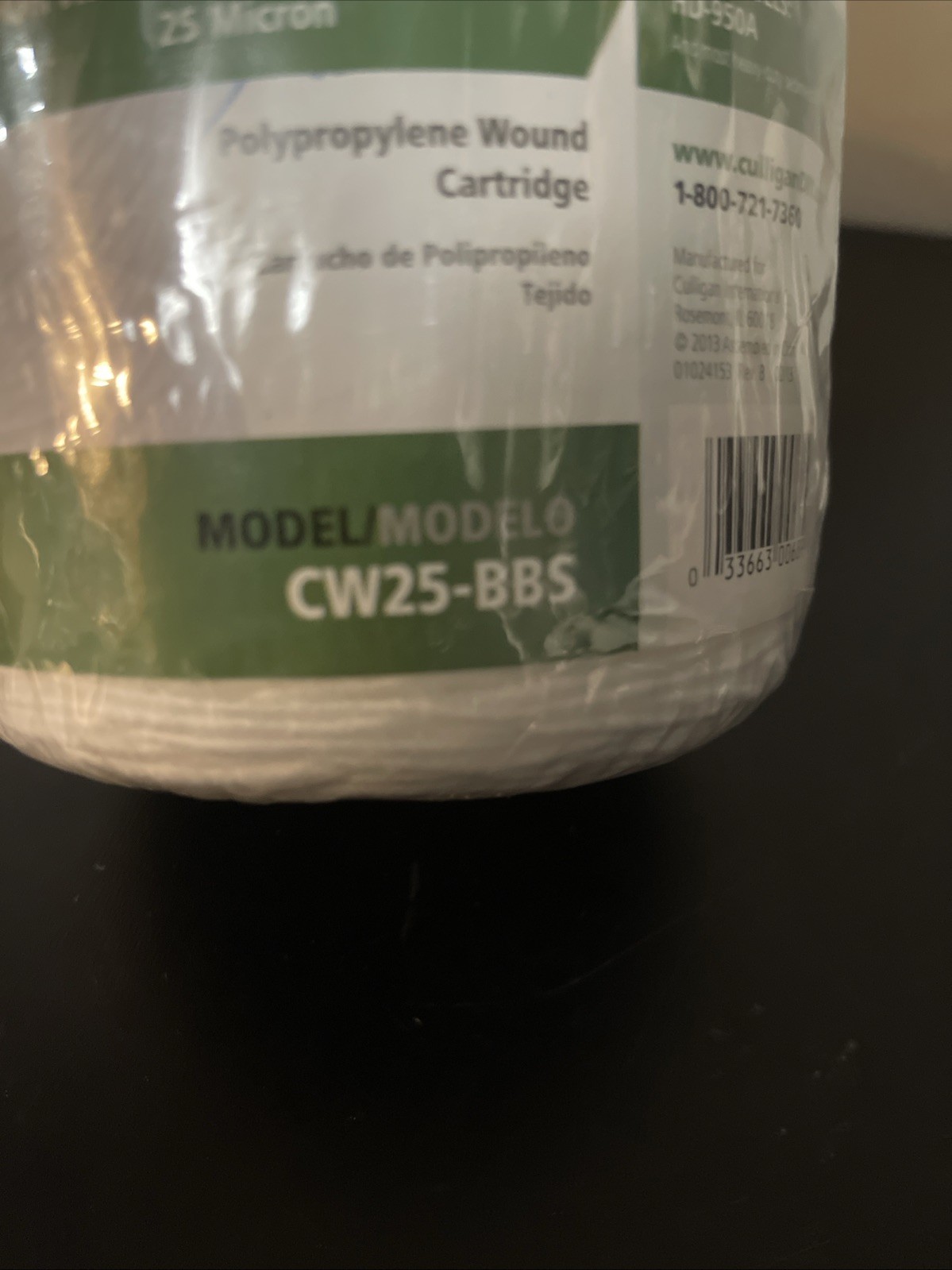 Culligan CW25-BBS Water Filter Replacement Cartridge, 1 Count (Pack of 1)