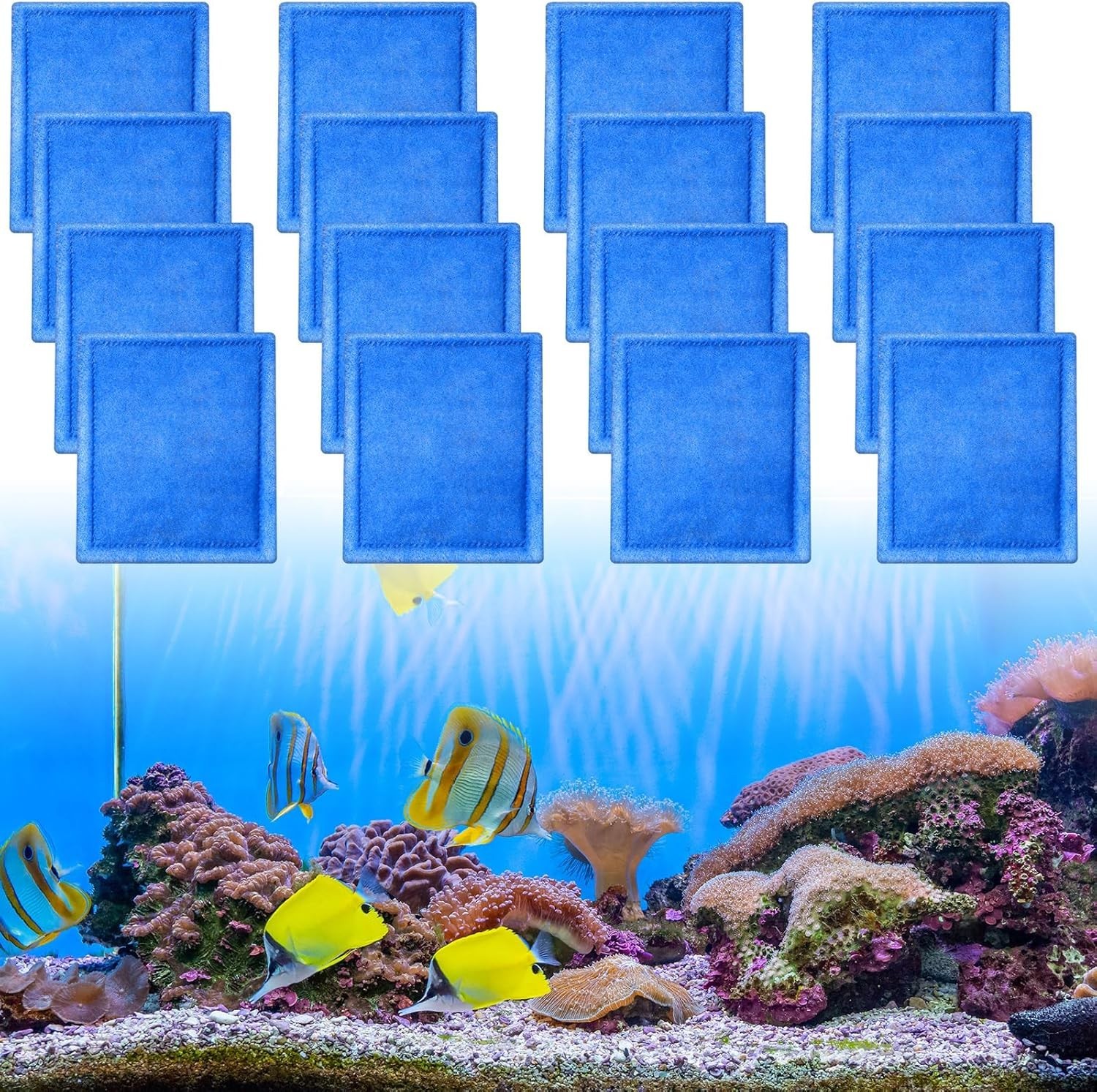 24Pcs Aquatech EZ Change #3 Filter Cartridge 30-60/20-40 Gal Fish Tank Filter…