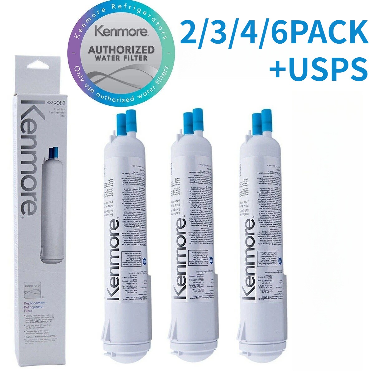 1-10pcs Kenmore 9083 469083 9020 Replacement Refrigerator Cartridge Water Filter