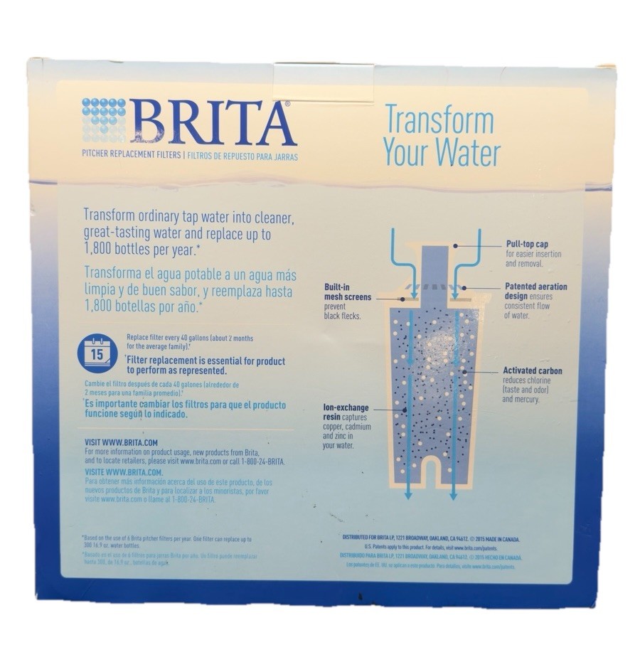 Brita 987554 Pitcher Replacement Filters 10 Pack Sealed Filters