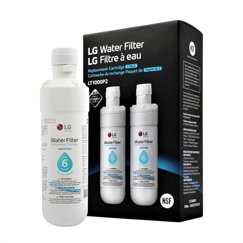 LG LT1000P2 6-Month / 200 Gallon Refrigerator Replacement Water Filter