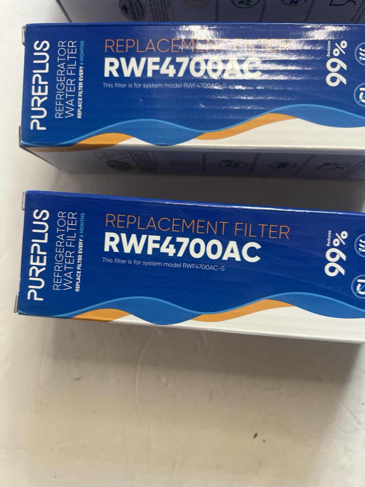 Sealed PUREPLUS RWF4700AC Fit for LG LT1000P LT1000 LT1000PC & Air Filter 4 Pack