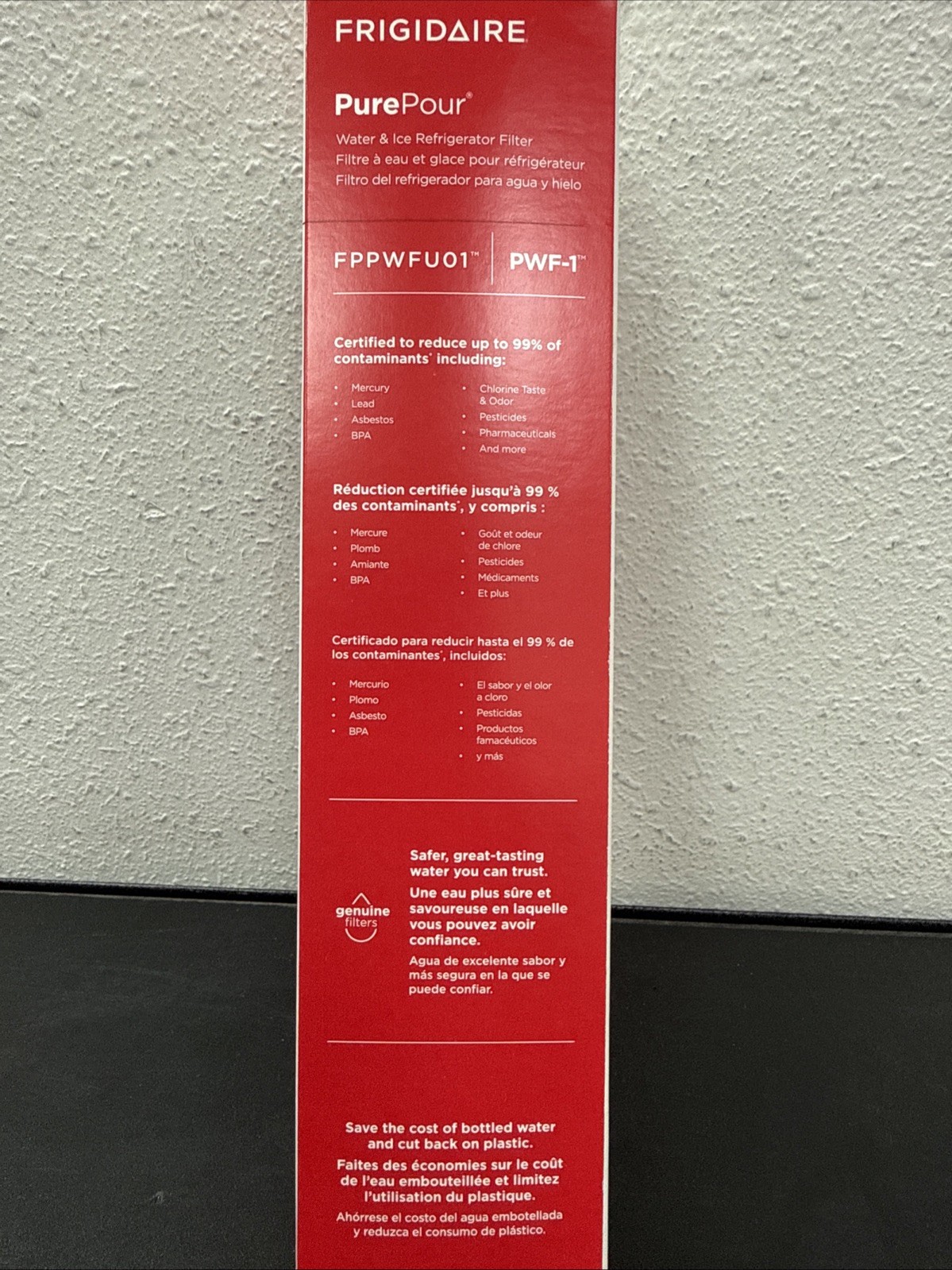 Frigidaire PWF-1 FPPWFU01 Refrigerator PurePour Water & Ice Filter