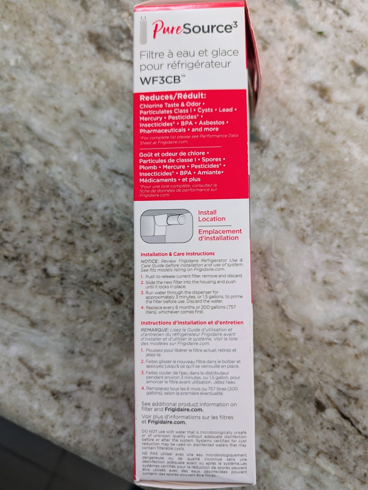 GENUINE FRIGIDAIRE WF3CB REFRIGERATOR WATER & PAULTRA AIR FILTER COMBO – NEW
