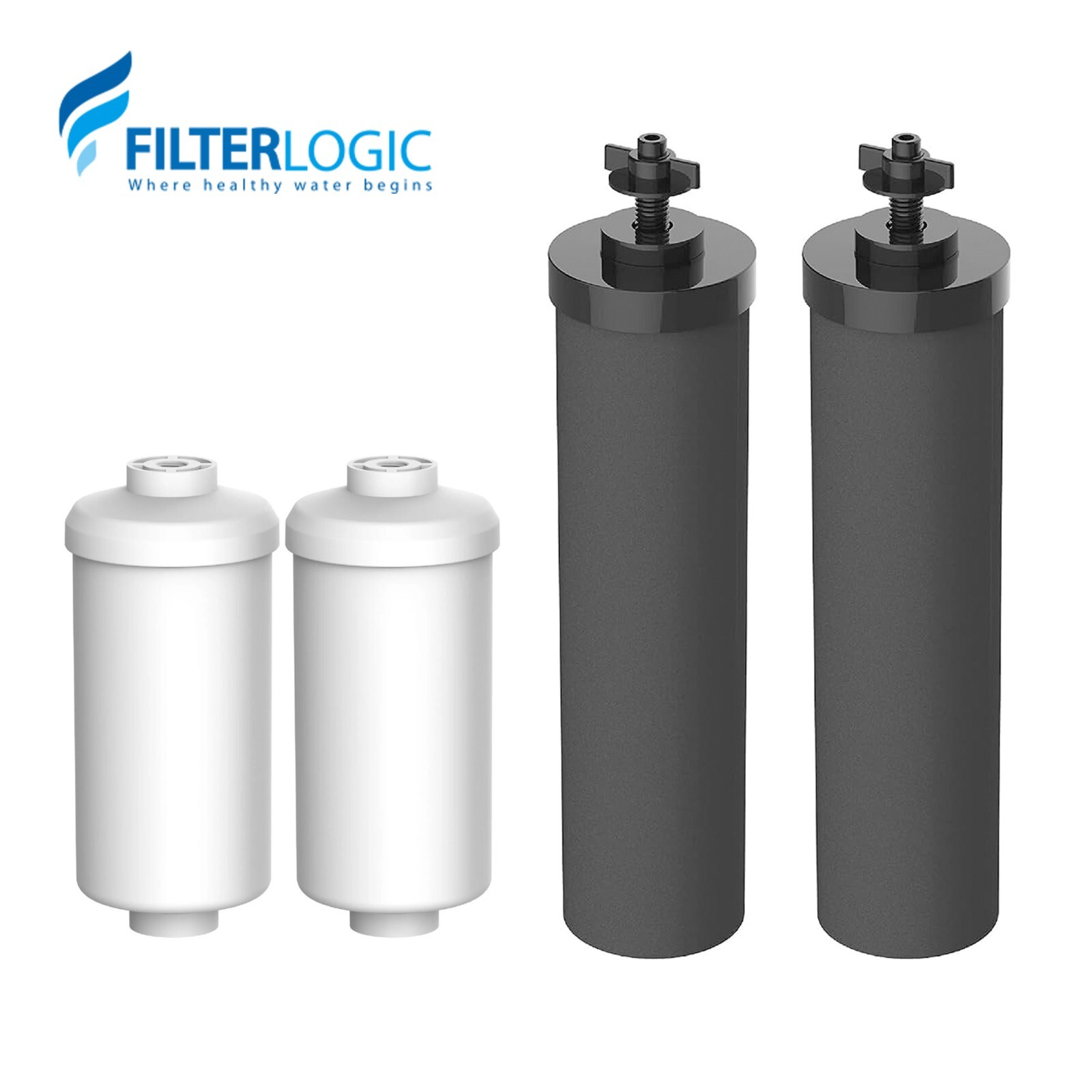 Filterlogic NSF/ANSI 372 Certified Water Filter, Replacement for BB9-2®&PF-2®