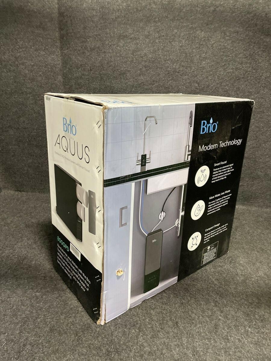 Brio AQUUS TROE800COL Reverse Osmosis Water Filtration System, 4 Stage Tankless