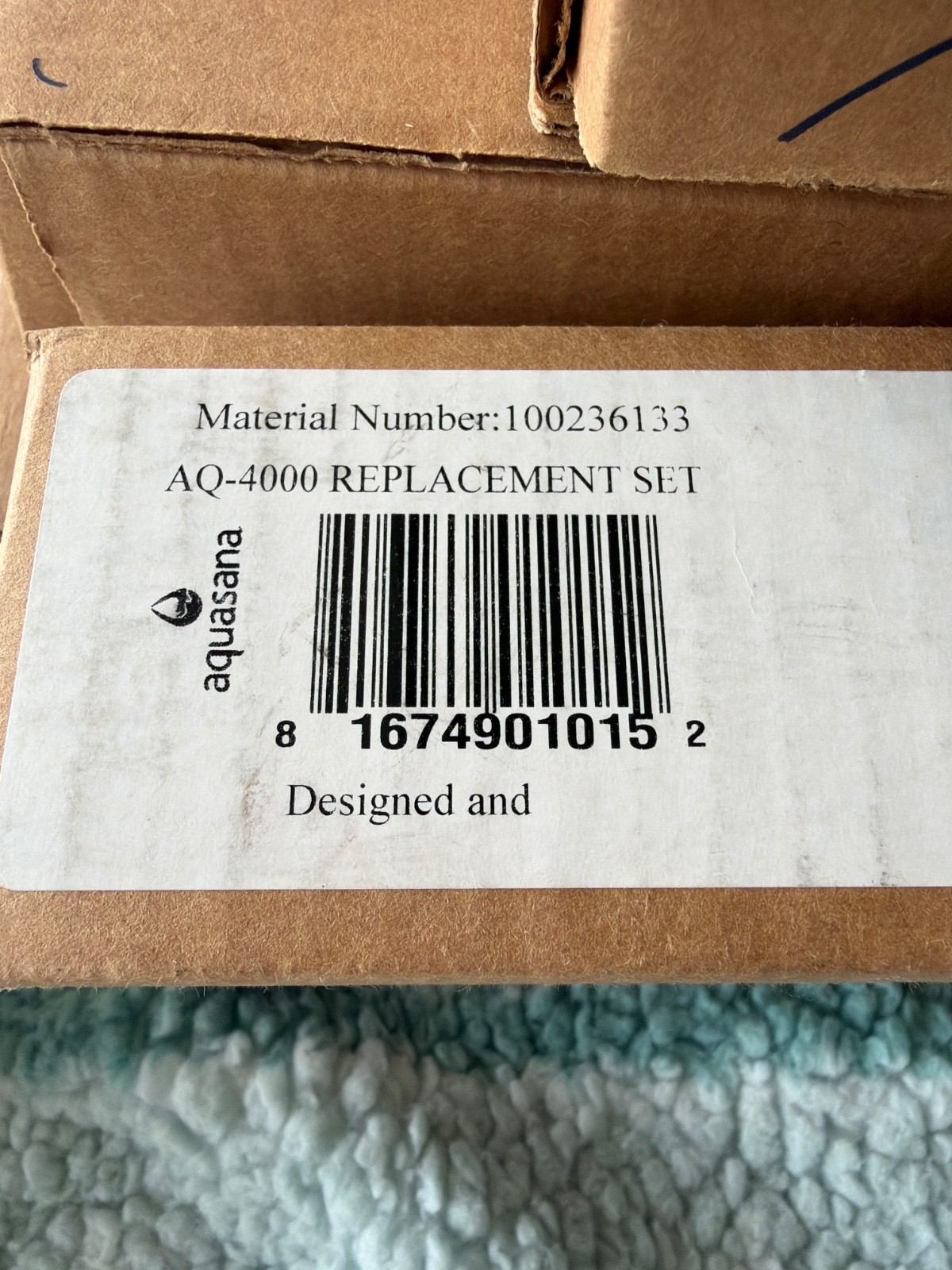 Aquasana AQ-4000 Replacement Water Filter Brand New Open Box (2 In Box)