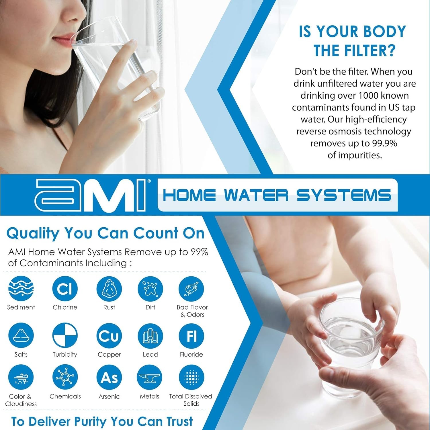 Inline Carbon Water Filter | 10″ Length | 1/4″ Quick Connect In/Out 1/4″ QC |…