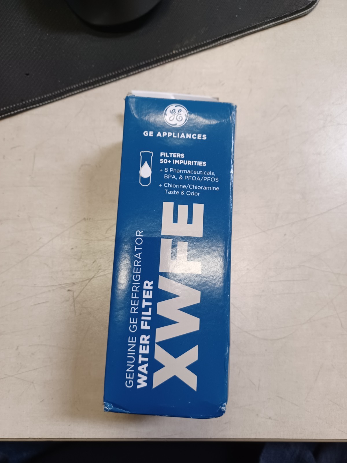 Genuine GE XWFE Refrigerator Water Filter – White OEM No Chip