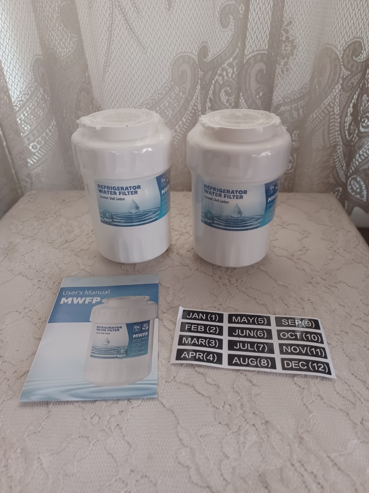 2 Ct. REFRIGERATOR WATER FILTERS MWFP