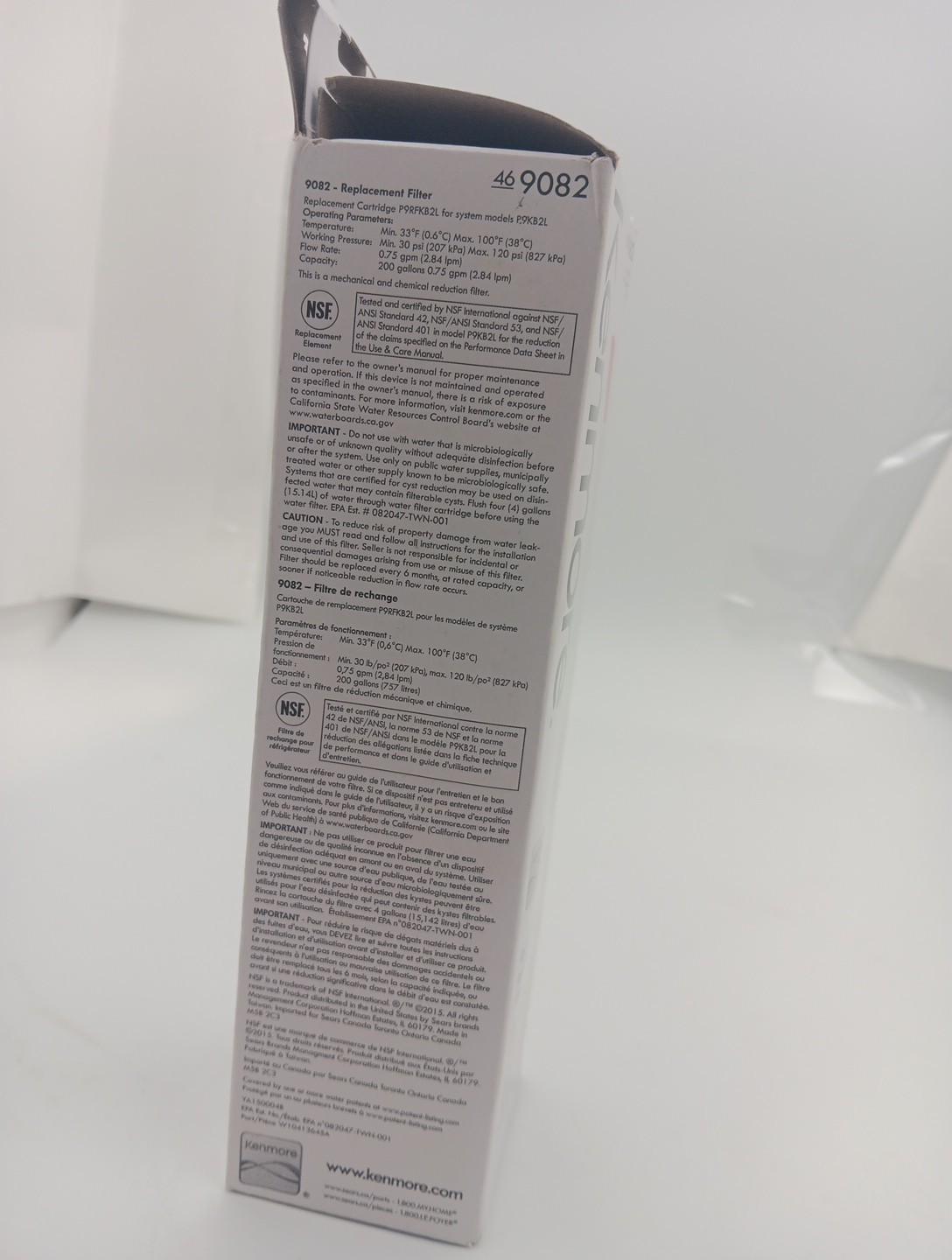 1Pcs Kenmore 9082 Replacement Refrigerator Water Filter for 469082 9903-US STOCK