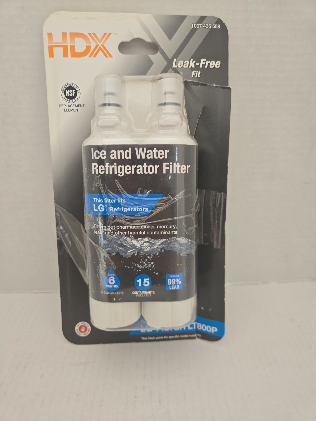HDX FML-4 Premium Refrigerator Water Filter Replacement For LG LT800P (2-Pack)