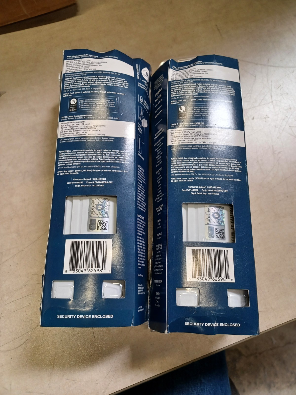 EveryDrop Refrigerator Ice And Water Filter A, EDRARXD1, 2 Pack