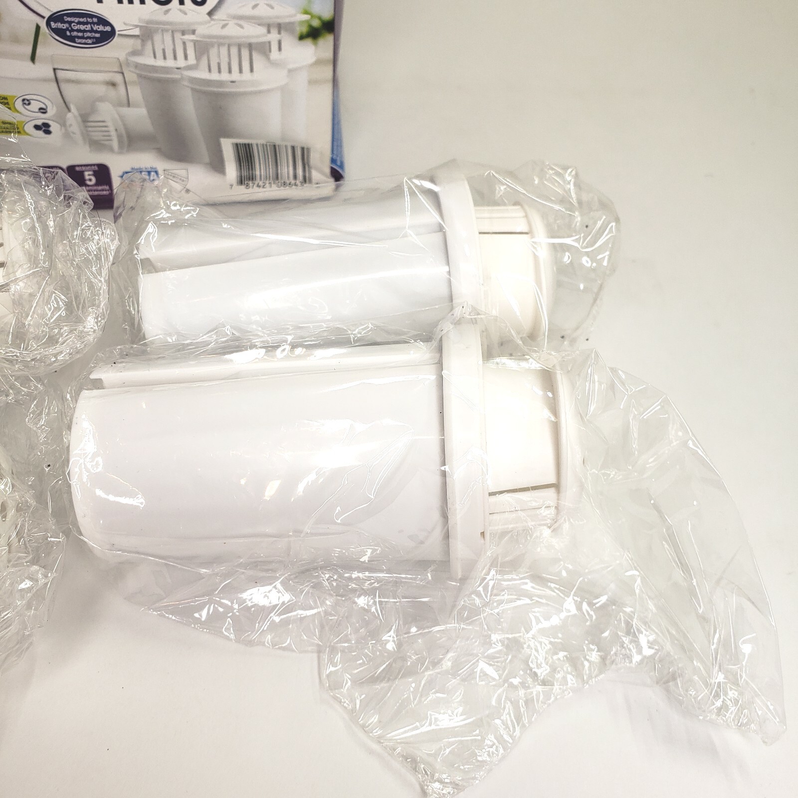 Great Value Universal Pitcher Filter 4 Pack-40 gal per Cartridge Fits Brita New