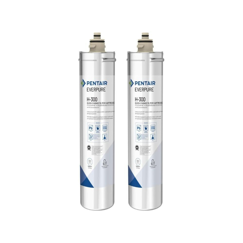Pentair Everpure H-300 Filter Cartridge, EV927072, NSF Lead Reduction, 300 Gal,