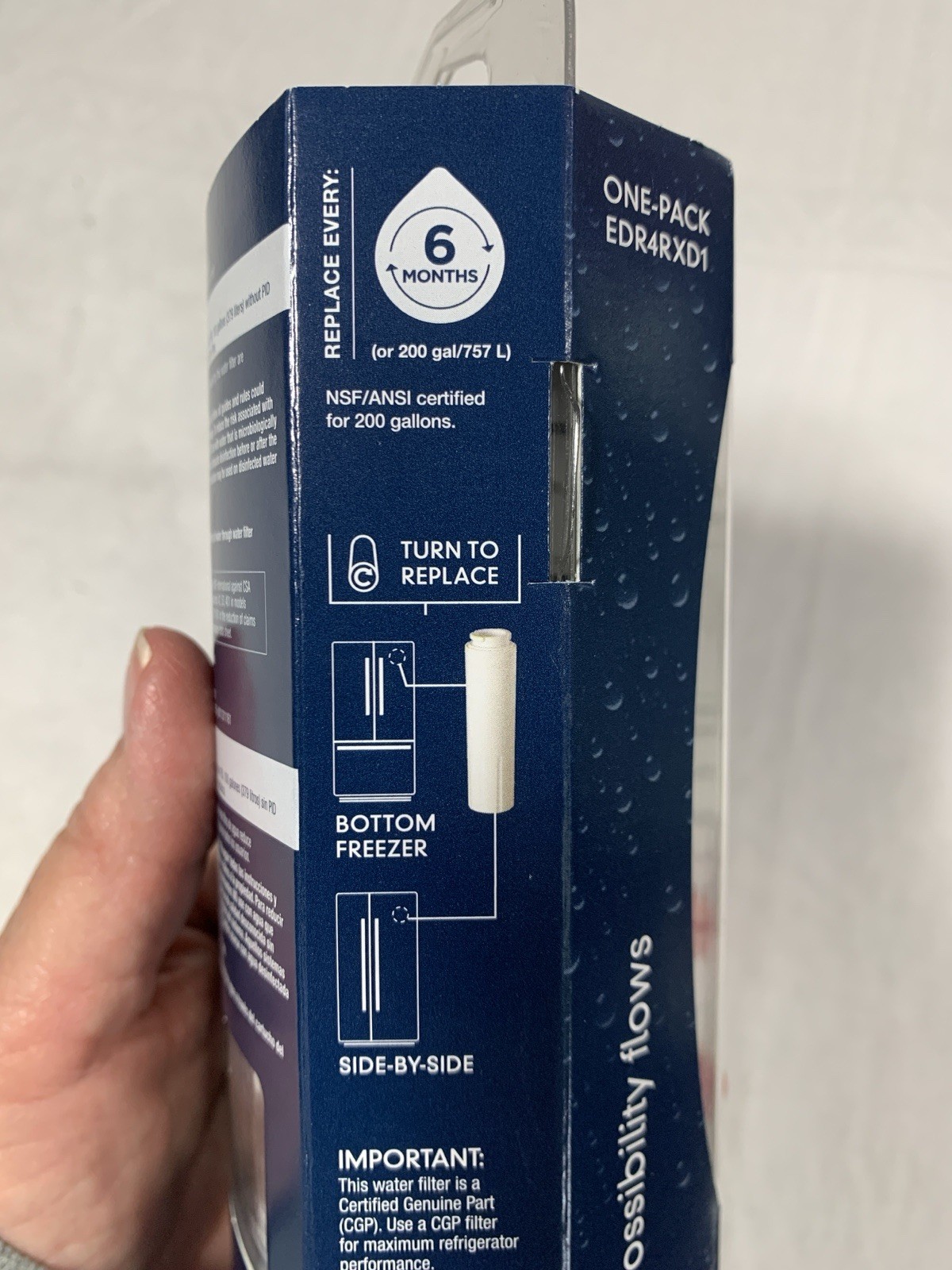 EveryDrop EDR4RXD1 Ice and Water Refrigerator Water Filter 4 (2 Available)