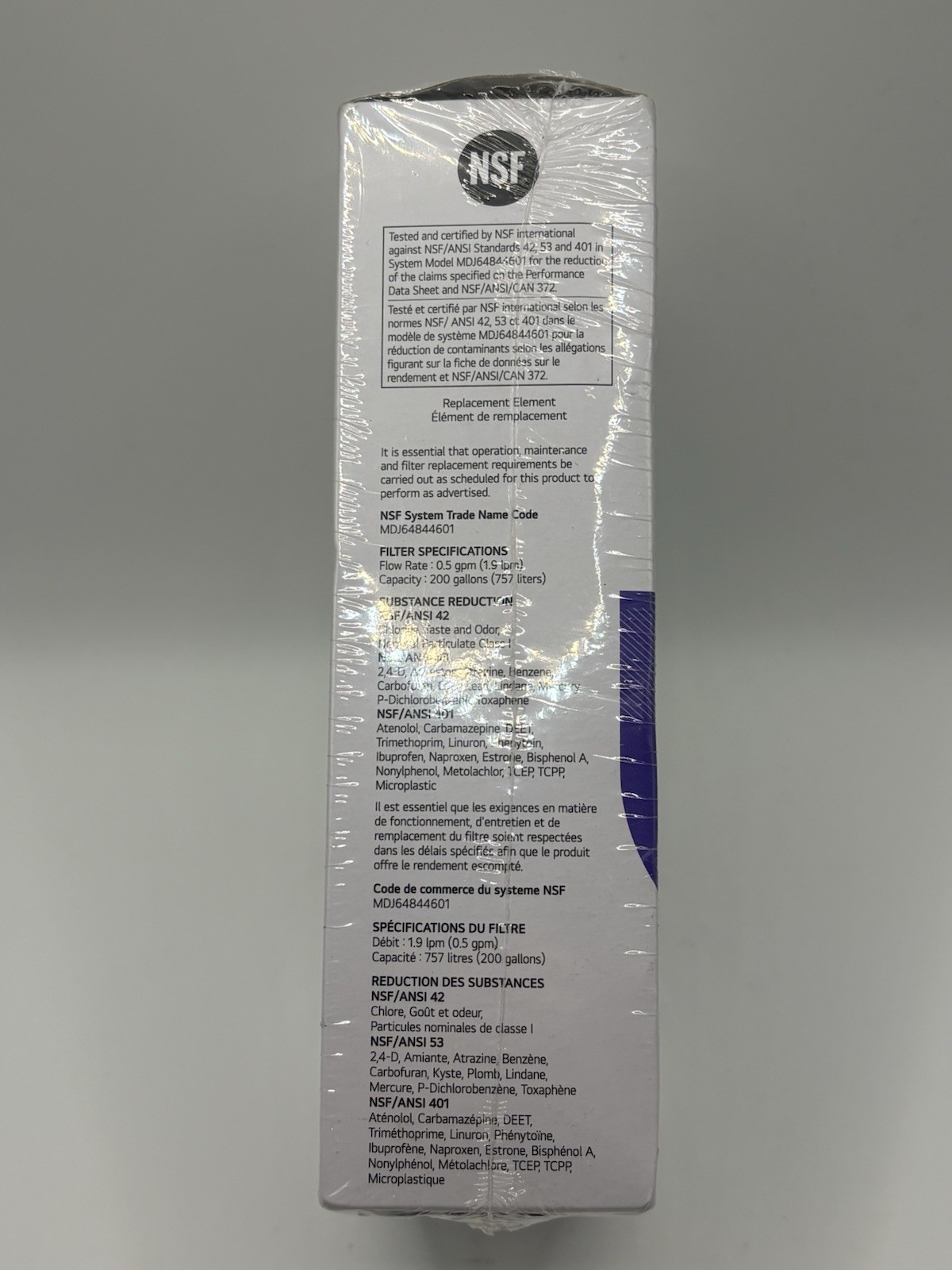 LG LT1000P2 6-Month / 200 Gallon Refrigerator Replacement Water Filter (2 PACK)