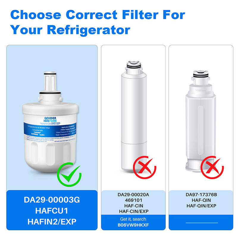 Fit For Samsung DA29-00003B DA29-00003G DA29-00003A HAFCU1 Water Filter 3 Pack