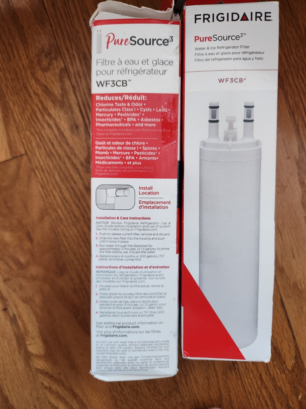 2 PK Frigidaire WF3CB PureSource 3 Refrigerator Filter