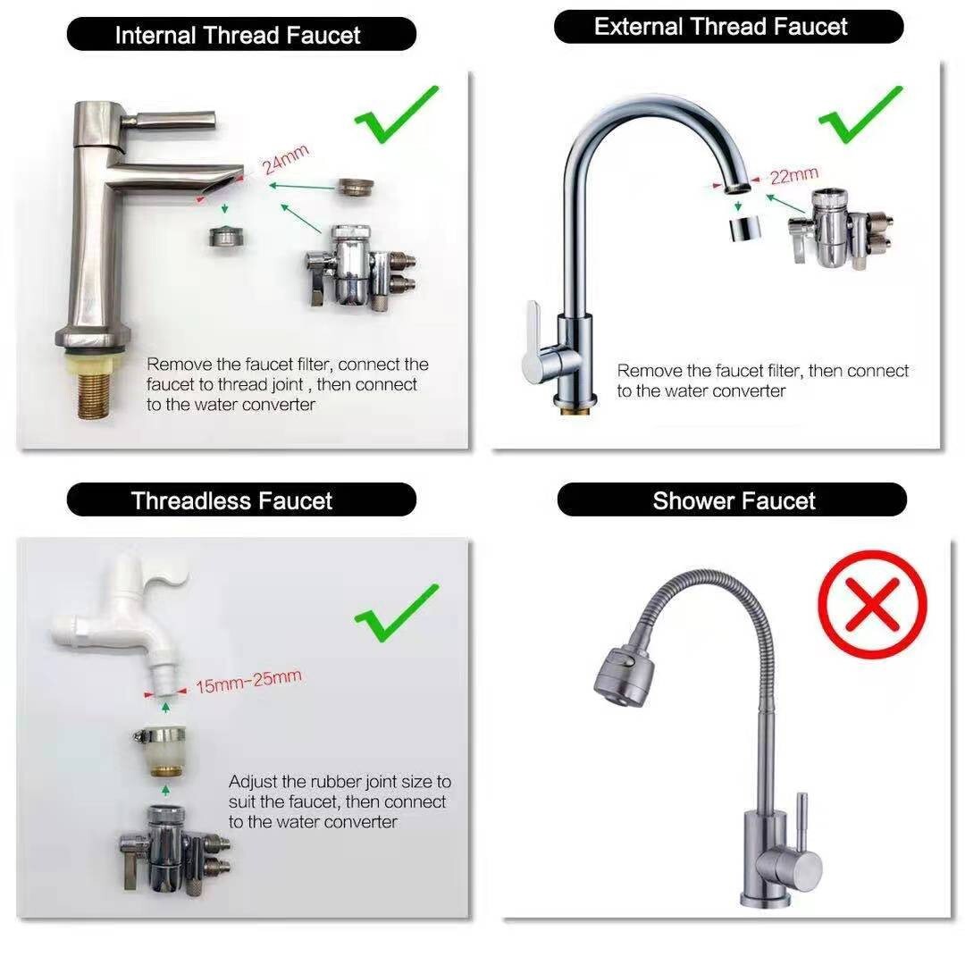 Alkaline Water Ionizer machine hydrogen water Purifier pH3.5-10.5 Water filter