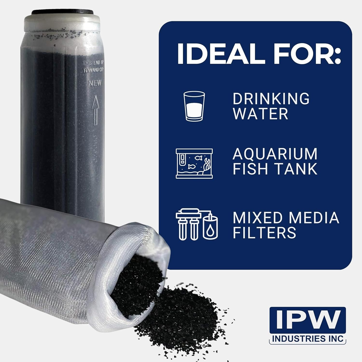 High-Performance Coconut Shell Activated Carbon – 1 lb for Clean Water