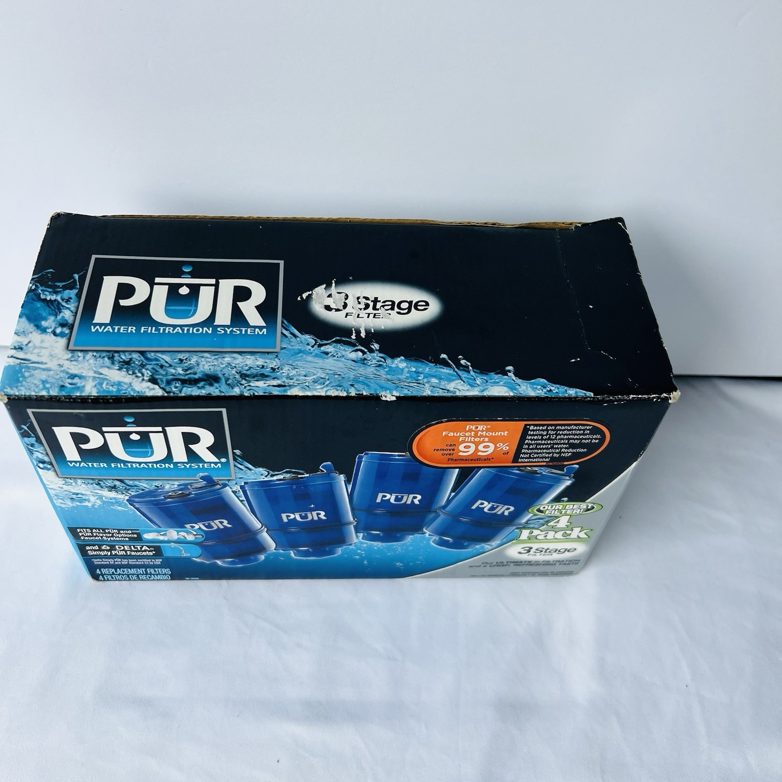 PUR 3 Stage Filter 3 Pack Replacement Filters Fits All PUR Faucets RF-9999 NIOP