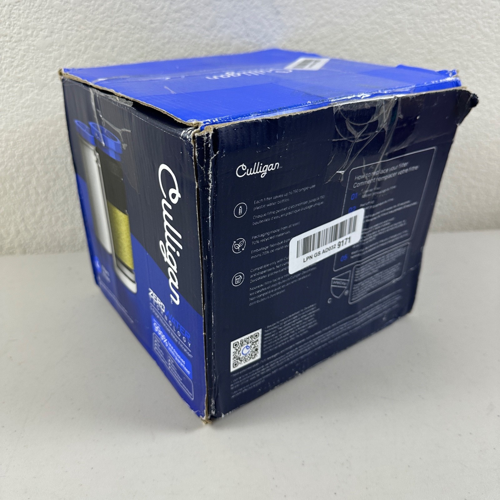 4 PACK Culligan with ZeroWater Technology Water Filter 5-Stage Advanced