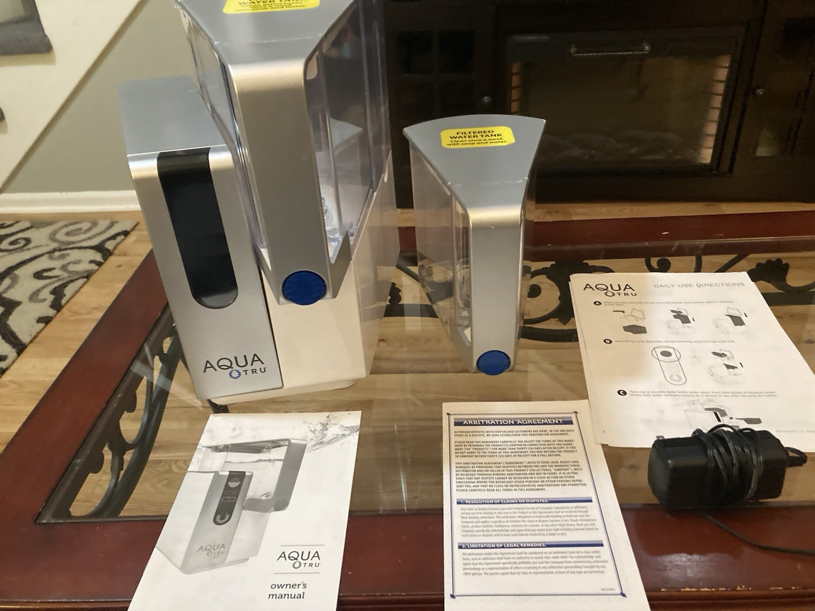 AquaTru Countertop Reverse Osmosis Water Purifier System AT2010 W/Extra Tank