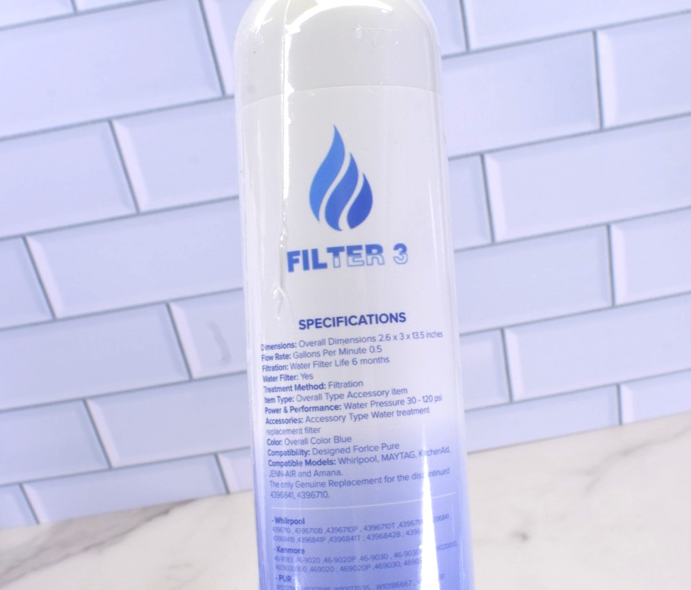 PAHOLD Refrigerator Water Filter 3 Pack of Filter 3 200 Gallons