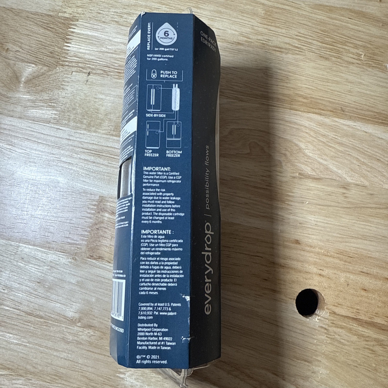 Genuine ΕDR1RXD1 Refrigerator ICE Filter US – Seller