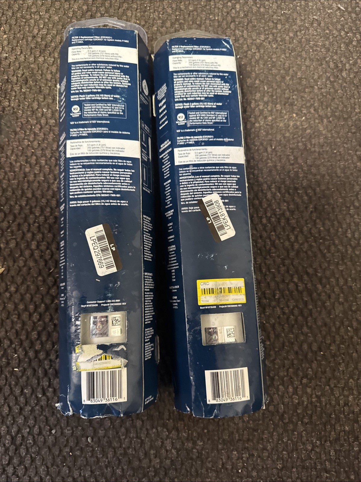 Everydrop Refrigerator Ice & Water Filter #3 – Unused – Box Damage Quantity 2