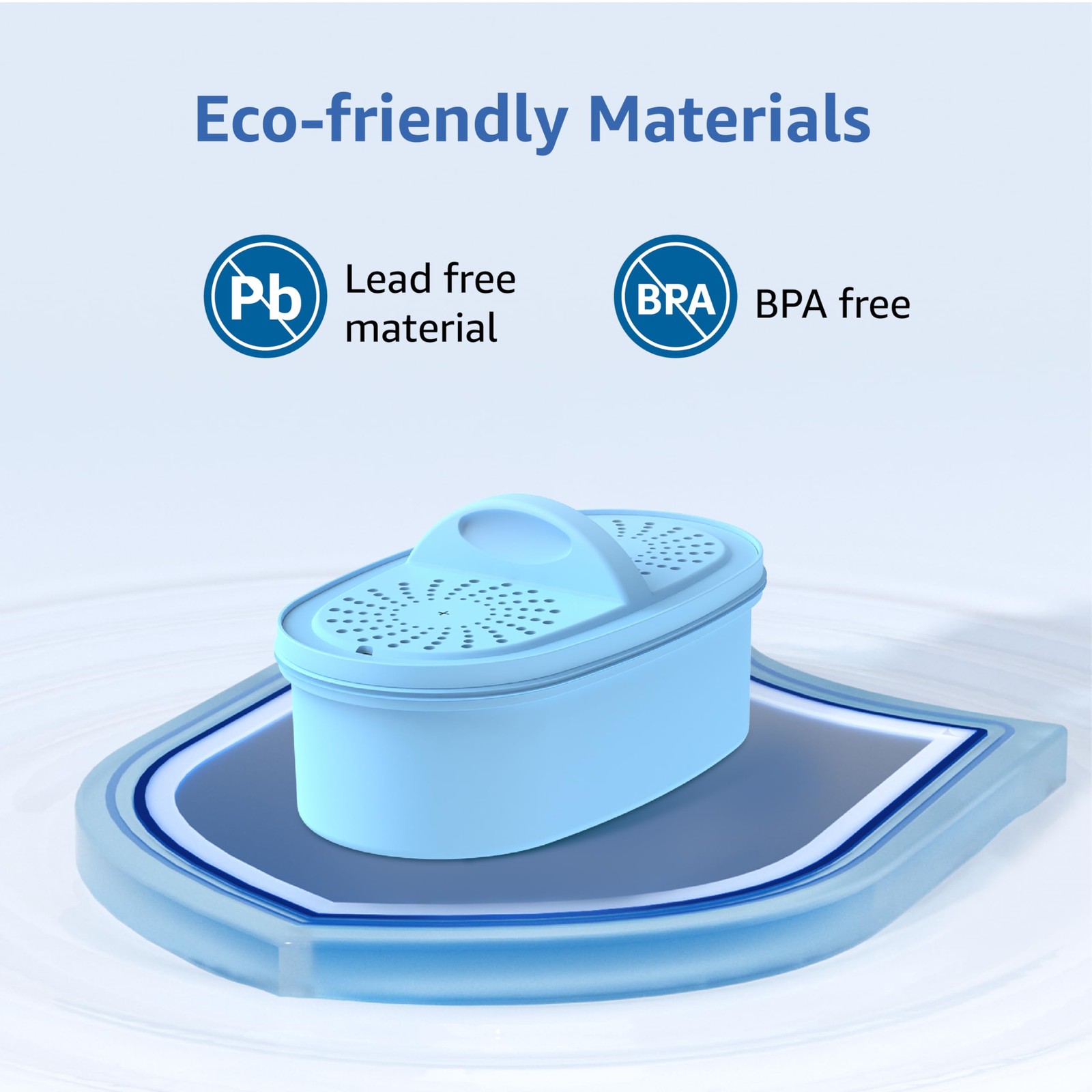 Alkaline Filters Replacement for All Waterdrop® Pitcher and Dispenser Filtrat…
