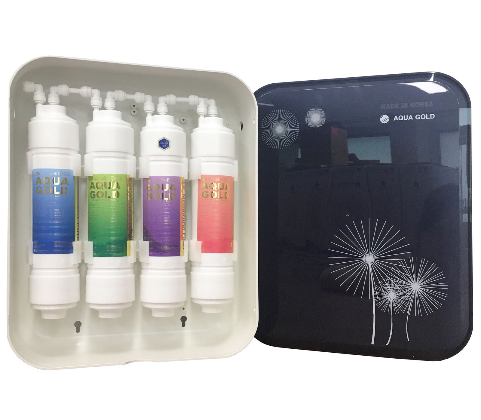 AG-1000 Aqua Gold 4 stages Tankless Direct Water Purifier Color Black