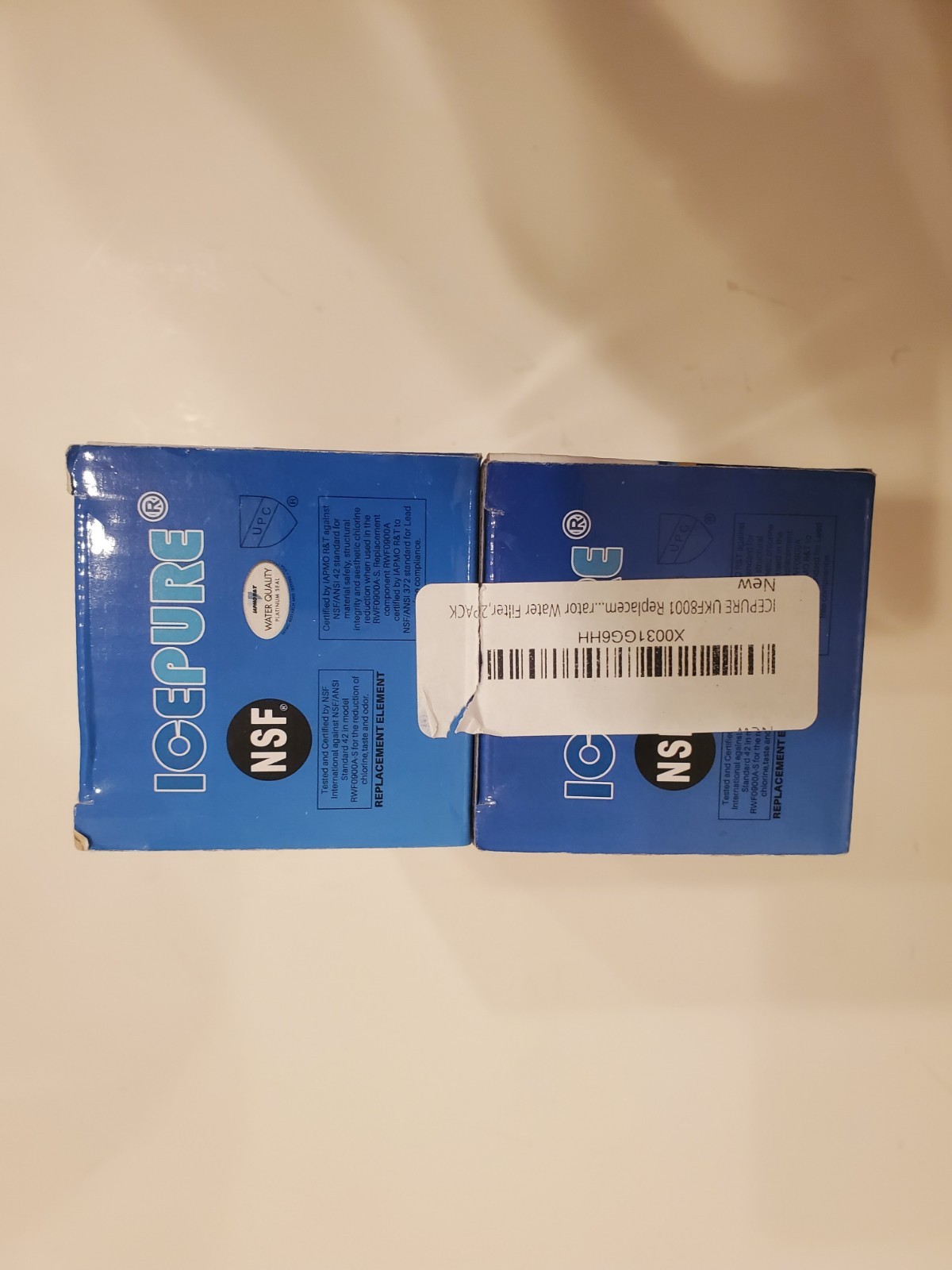 ICEPURE RWF900A + 2 Refrigerator Air and Water Filter – White