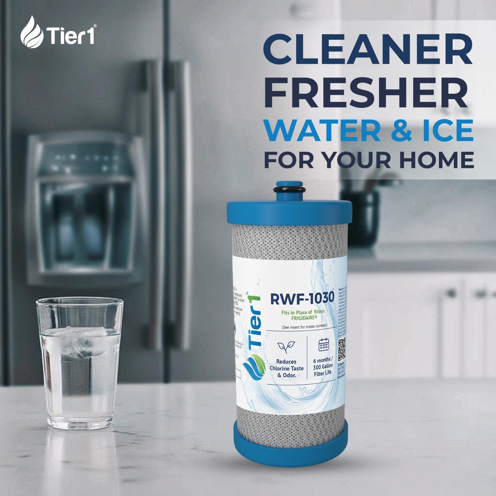 Fits Frigidaire WFCB WF1CB Comparable Tier1 Refrigerator Water Filter 6 Pack