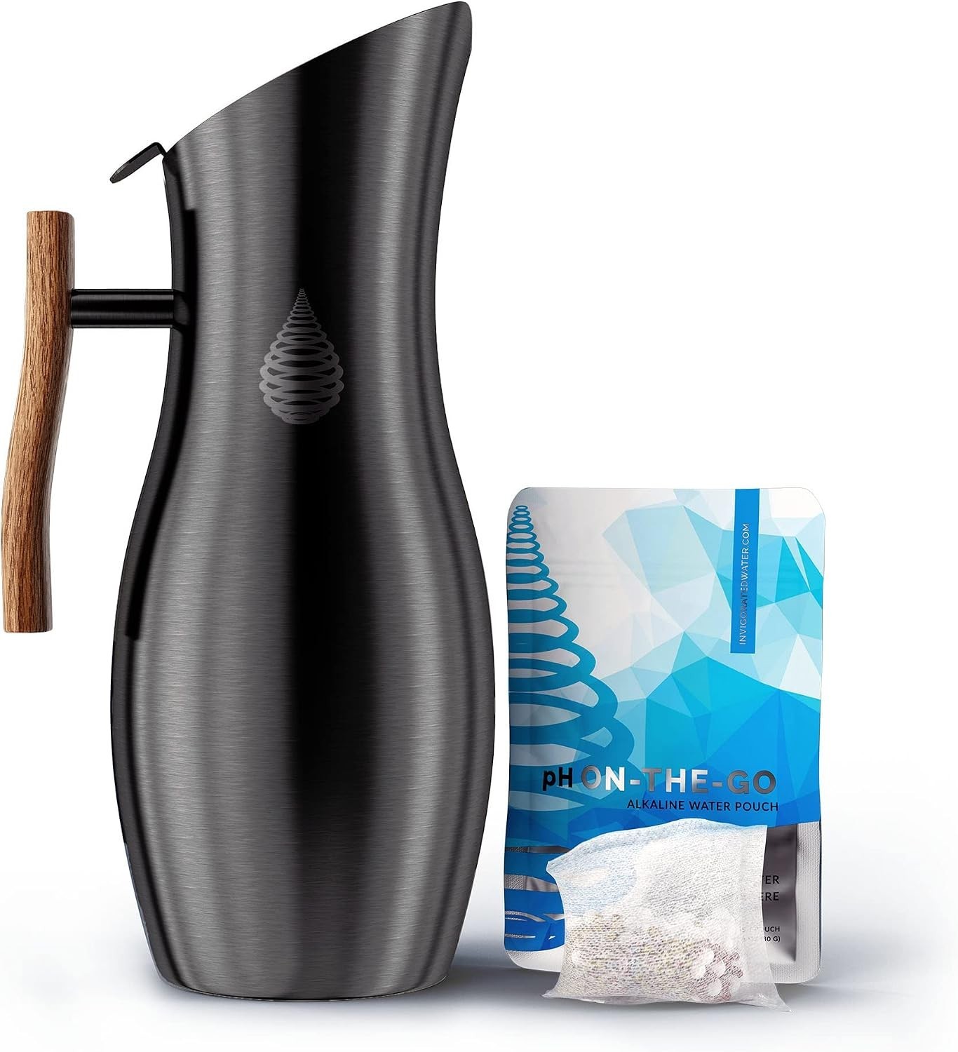 Stainless Steel Water Filter Pitcher 8-Cup Long-Life 105 Gal BPA-Free