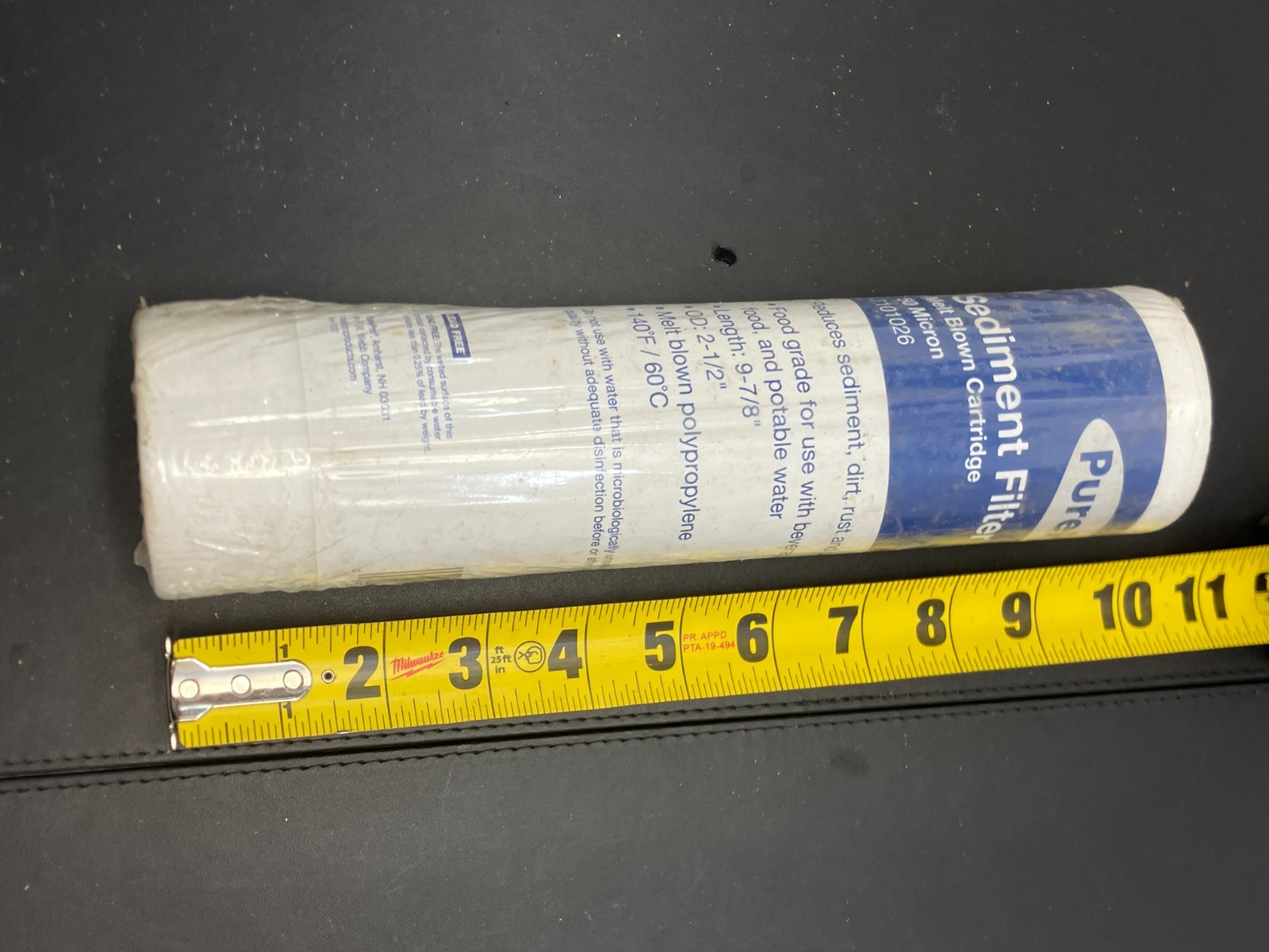 Sediment Melt Blown Water Filter 10×2.5″ Standard 50 Micron ~ PurePro