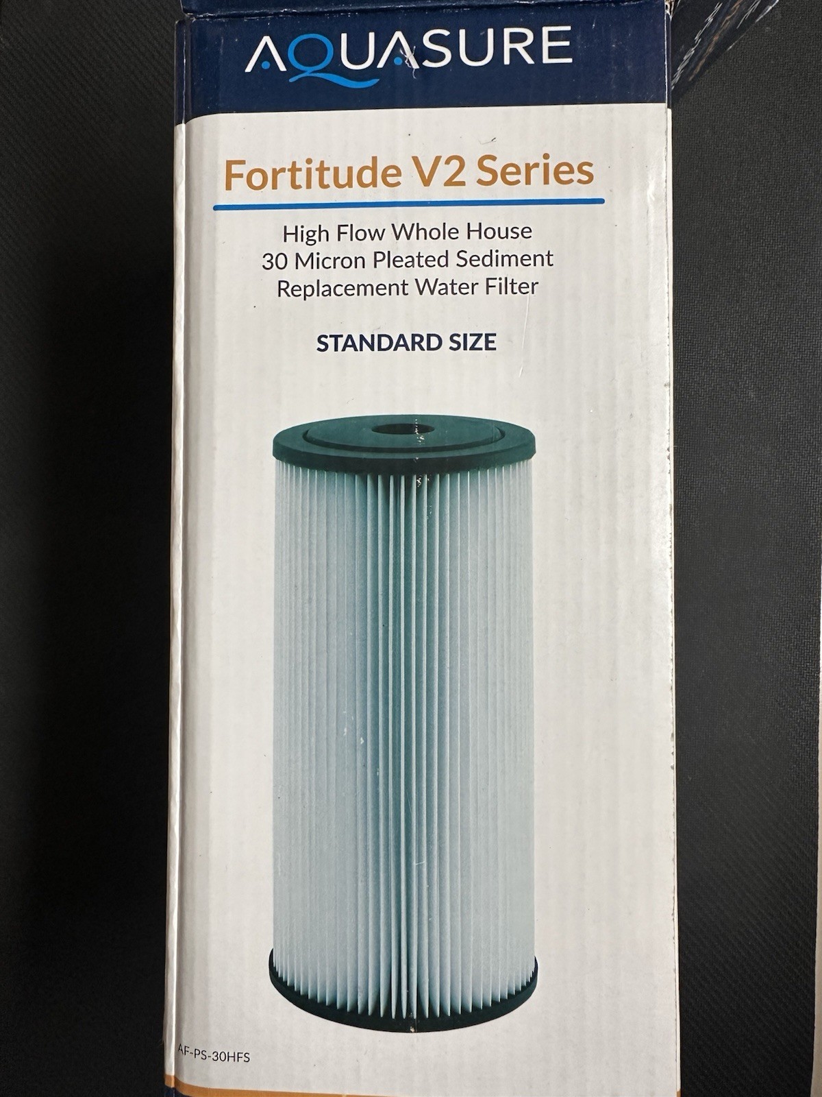AquaSure Fortitude V2 Series Sediment Carbon Zinc Bacteria Filter Standard