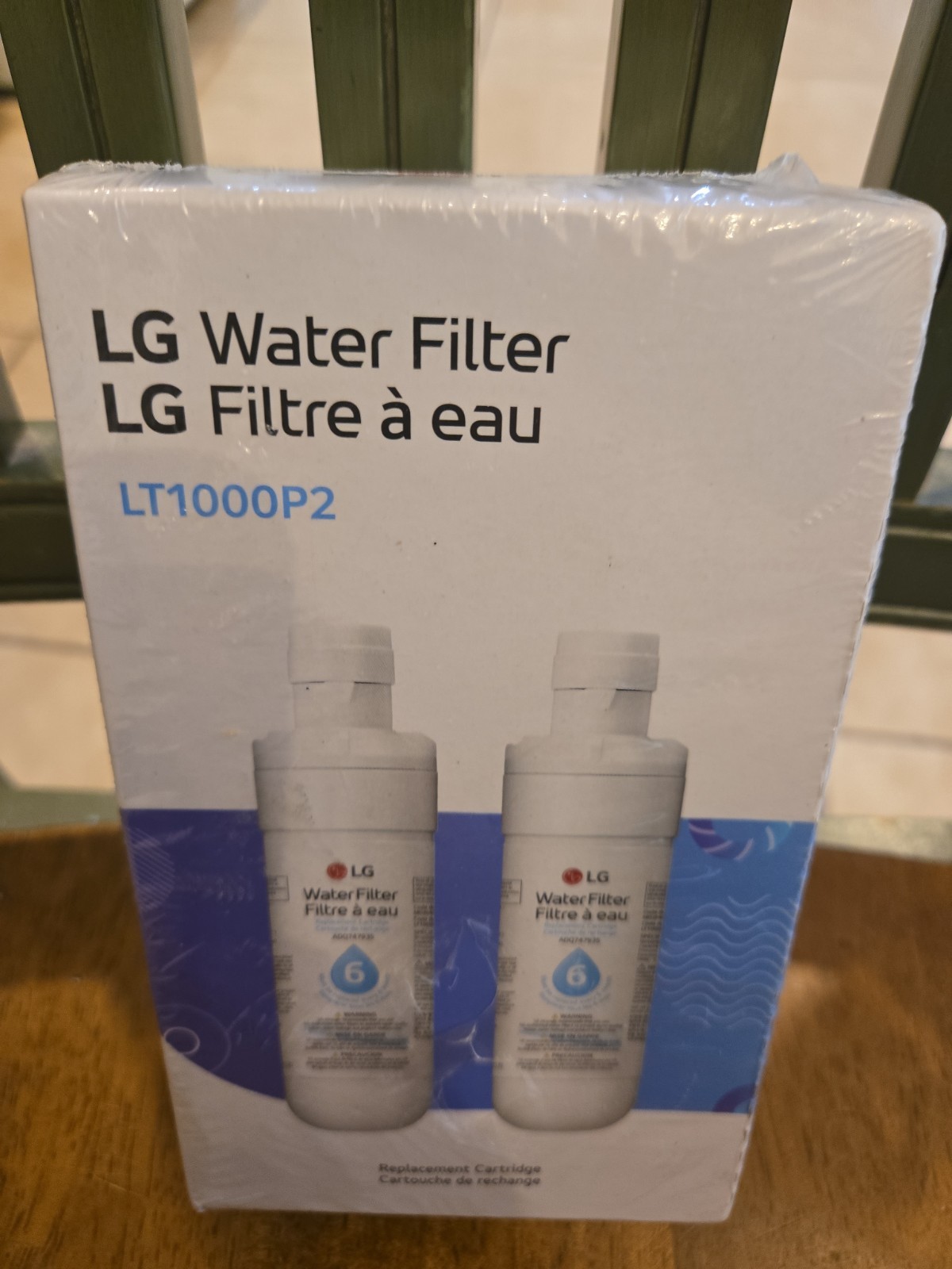 LG LT1000P2 Refrigerator Water Filter 2 Pack Genuine Replacement NEW Sealed 1