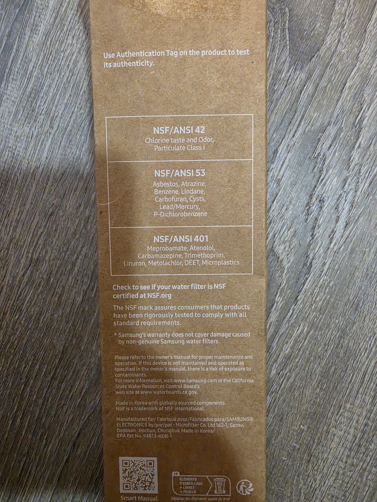 Samsung OEM DA29-00020B HAF-CIN/EXP Refrigerator Water Filter For DA97-08006A-1